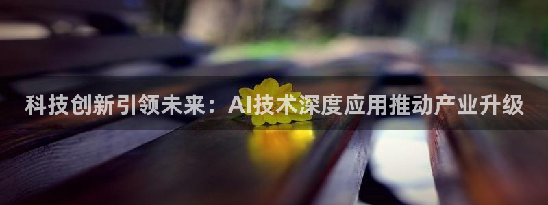 科技创新引领未来：AI技术深度应用推动产业升级