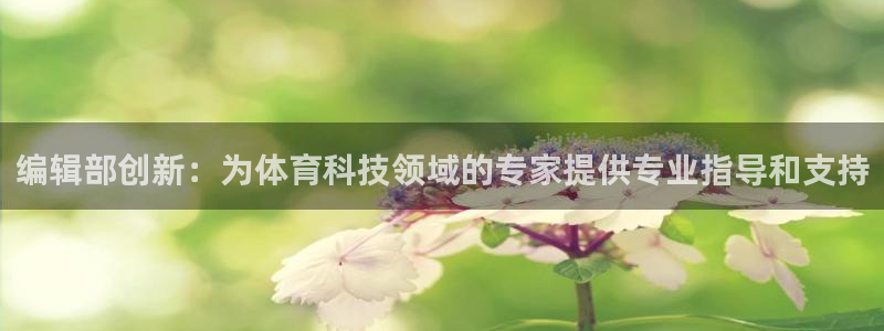 编辑部创新：为体育科技领域的专家提供专业指导和支持